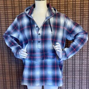 Tailor Vintage plaid flannel hoodie